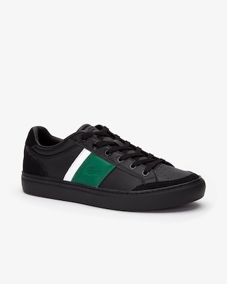 Men's Courtline Leather and Suede Trainers