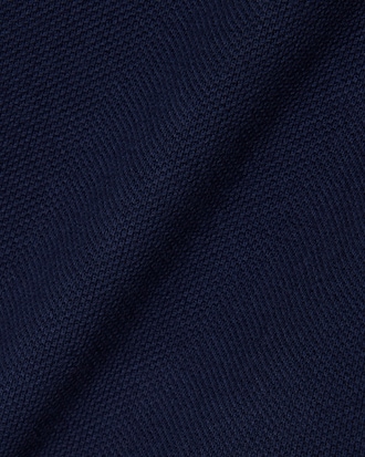 Long Sleeved Petit Piqu&eacute; Polo Shirt