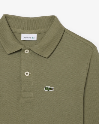 Long Sleeved Petit Piqu&eacute; Polo Shirt