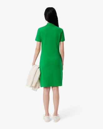 Slim Fit Stretch Piqué Polo Dress
