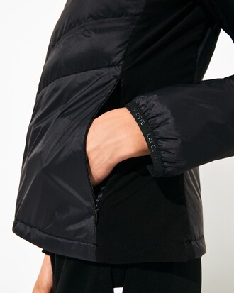 Women's Lacoste SPORT Quilted Effect Bi-Material Zip Tennis Jacket