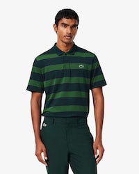 Striped Ultra Dry Stretch Golf Polo Shirt