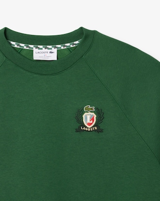 French Made Embroidered Shield Sweatshirt