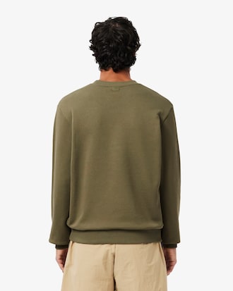 Embroidered Motif Fleece Sweatshirt