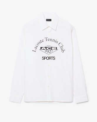 Runway Relaxed Fit Printed Poplin Shirt