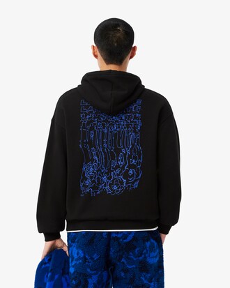 Loose Fit Print Hoodie