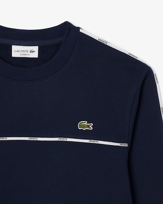 Logo Trim Fleece Sweatshirt