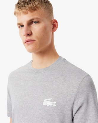 Crocodile Print Cotton Loungewear T-Shirt