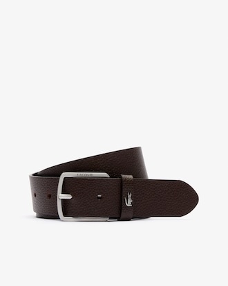 Grained Leather Belt
