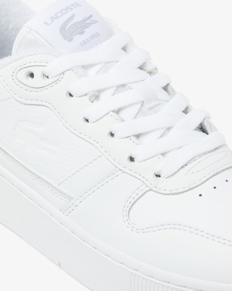 Women's T-Clip Platform Leather Sneakers