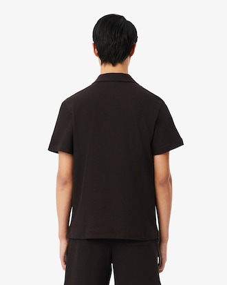 Classic Fit Textured Polo Shirt