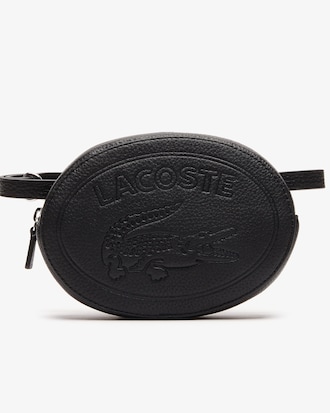 Women's Croco Crew Grained Leather Oval Belt Bag