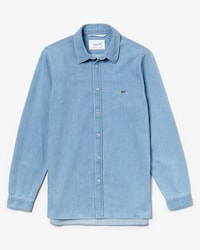 Men's Loose Fit Snap Denim Shirt