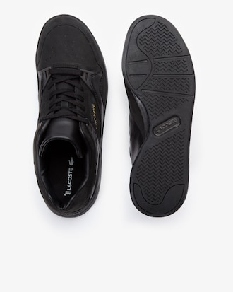 Men&rsquo;s Court Slam Nubuck Leather Trainers