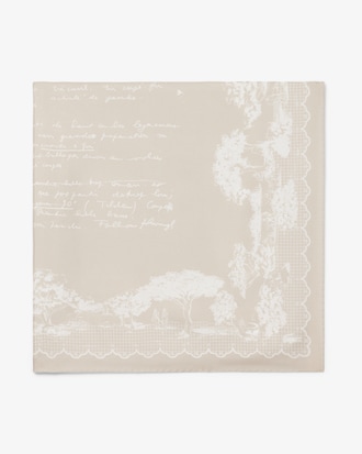 Runway Printed Silk Square