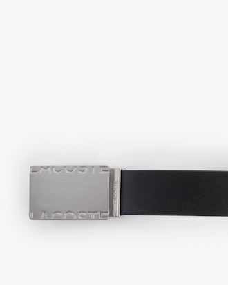 Smooth Leather Belt and 2 Buckle Gift Set