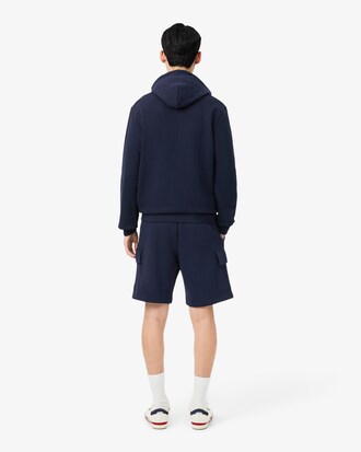 Cotton Fleece Cargo Shorts