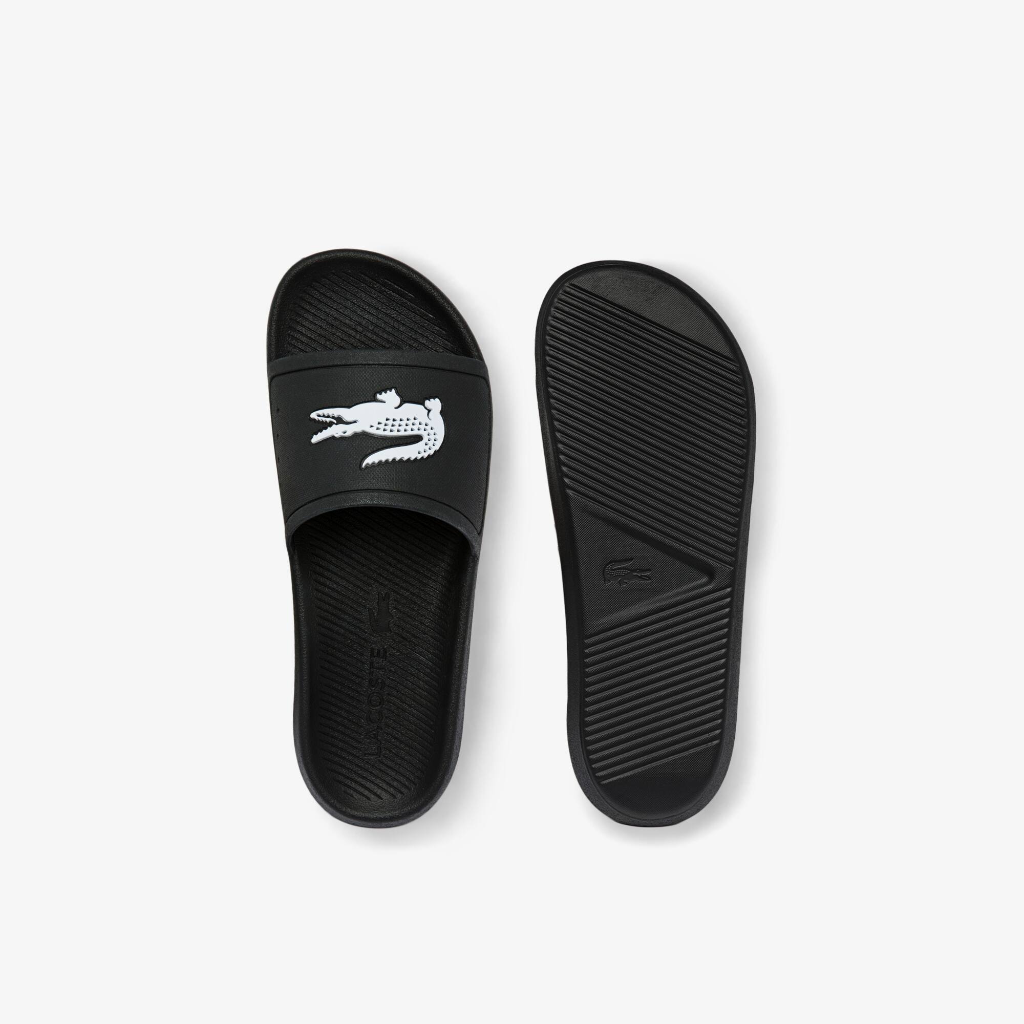 lacoste rubber slides