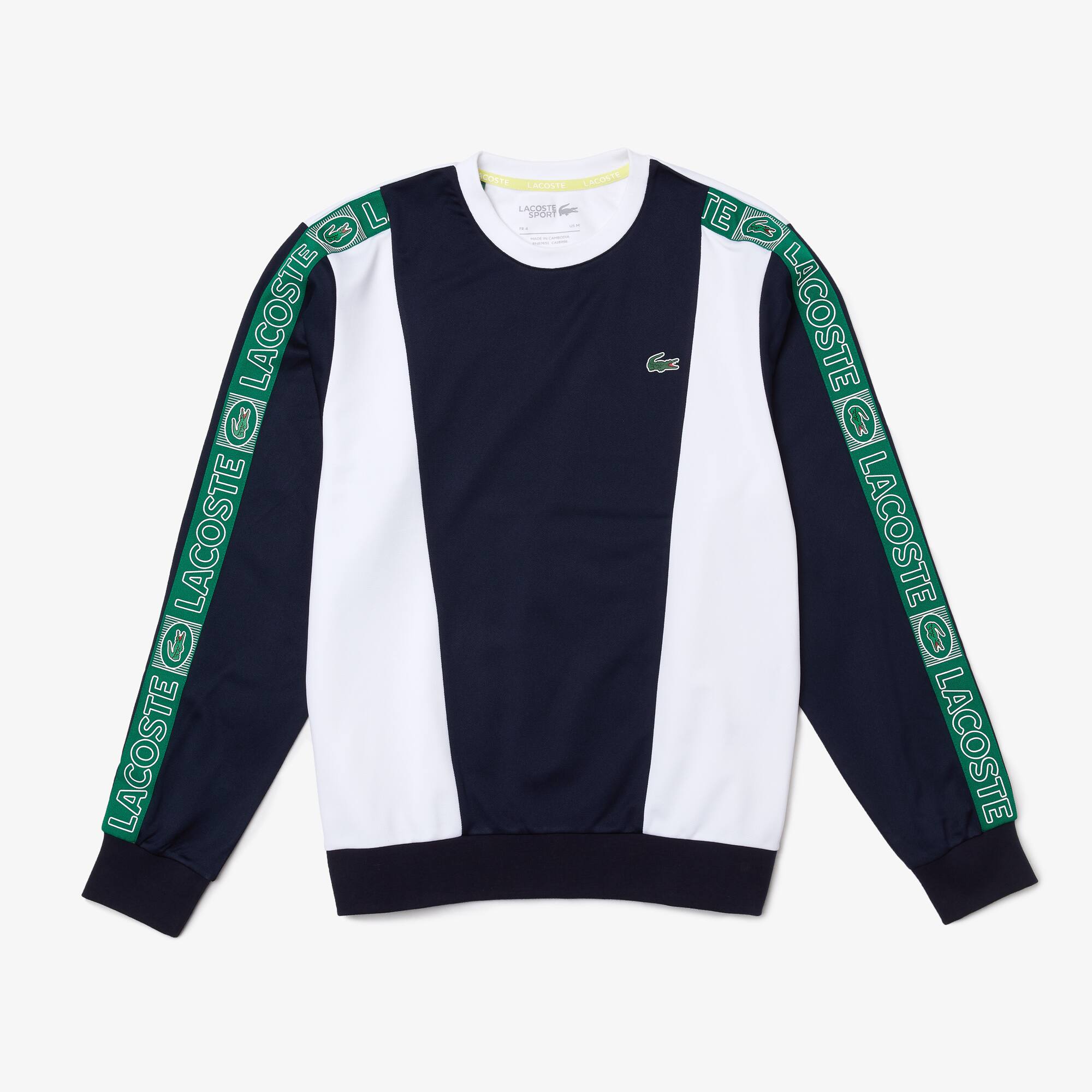 lacoste block sweatshirt
