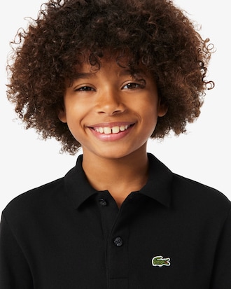 Long Sleeved Petit Piqu&eacute; Polo Shirt