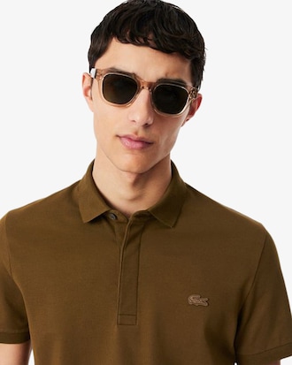 Regular Fit Paris Stretch Piqu&eacute; Polo Shirt