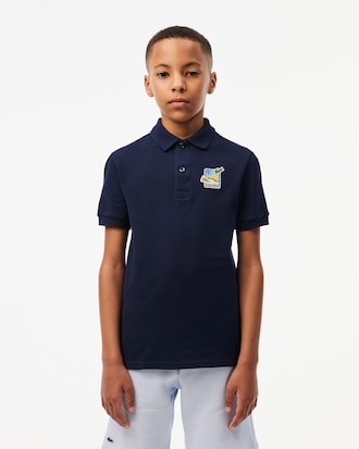 Lacoste x Club Med Piqué Badge Polo Shirt
