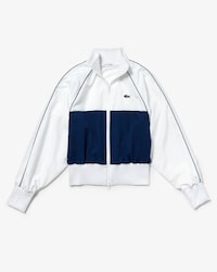 Women's Ultra Light Colourblock Blouse Effect Short Jacket