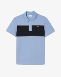 Regular Fit Colour-Block Piqu&eacute; Polo Shirt