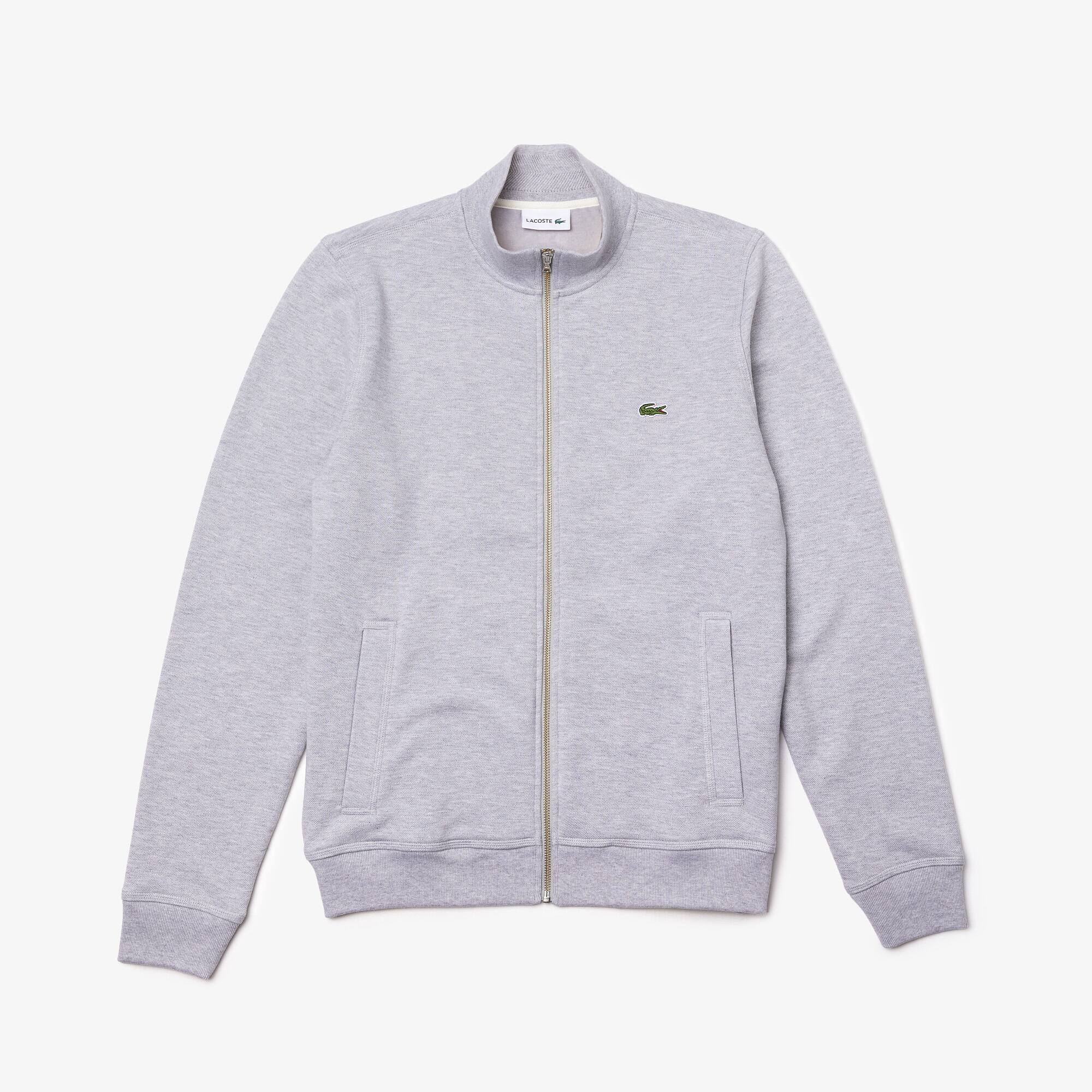 lacoste zip sweater