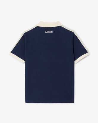 Classic Fit Piqué Panel Polo Shirt