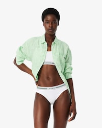 Contrast Waist Stretch Cotton Briefs