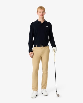 Polo Collar Stretch Golf Sweater