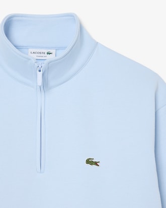 Fleece Zip Neck Sweatshirt
