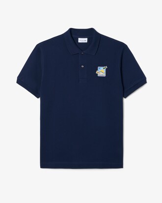 L.12.12 Lacoste x Club Med Badge Accent Polo Shirt
