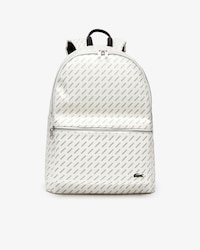 Men's Lacoste LIVE Coated Print Canvas Backpack