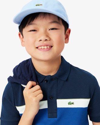 Colour-Block Piqu&eacute; Polo Shirt