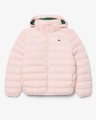 Unisex Fleece Lined Hooded Puffed Jacket