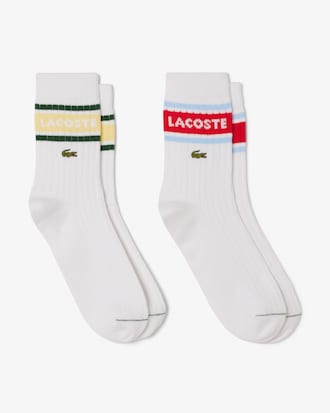 2-Pack Ribbed Cotton Socks
