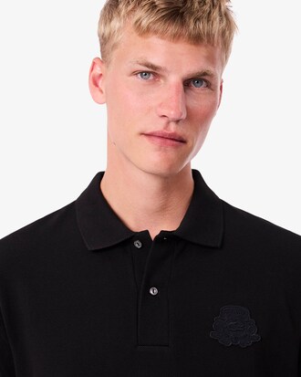 Classic Fit Embroidered Shield Piqu&eacute; Polo Shirt