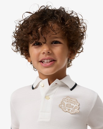 Badge Accent Petit Piqu&eacute; Polo Shirt