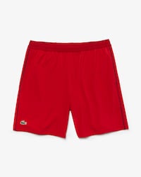 Men's Lacoste SPORT NOVAK DJOKOVIC SUPPORT WITH STYLE COLLECTION Piped Stretch Technical Shorts