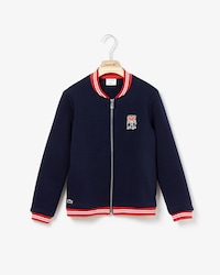 Girls' Keith Haring Print Teddy Neck Cotton Sweatshirt