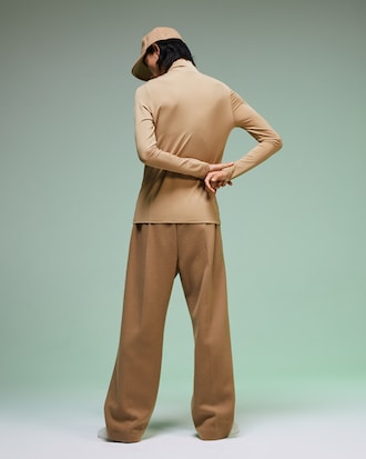 Unisex Fashion Show Turtleneck Jersey T-Shirt