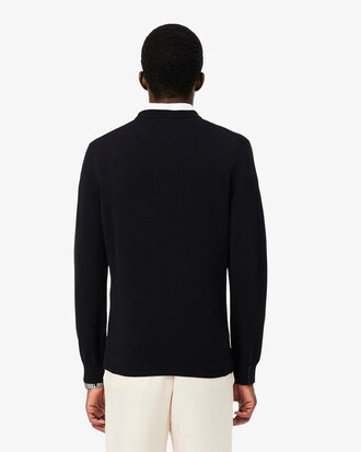 Monochrome Crew Neck Cotton Sweater