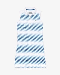 Women's Lacoste SPORT Shaded Striped Tech Piqu&eacute; Tennis Polo Shirt Dress