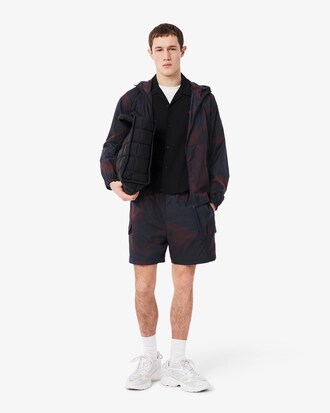 Ombré Print Nylon Cargo Shorts