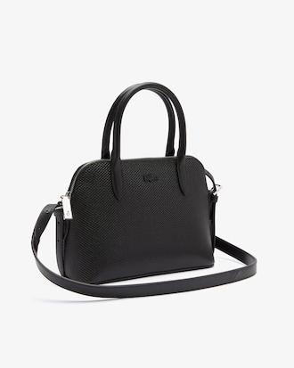 Small Piqué Leather Chantaco Bugatti Bag