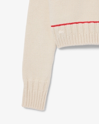 Runway Wool Jersey Graphic Sweater