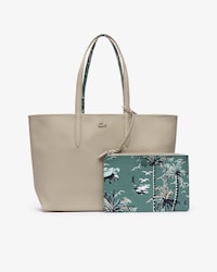 Women's Anna Pouch Reversible Hawaiian Print Zip Tote Bag