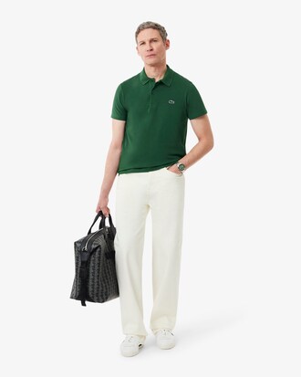 Regular Fit Cotton Blend Polo Shirt